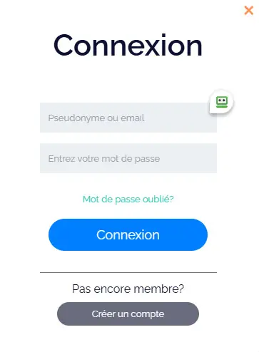 Connexion des membres du CASINIA CASINO
