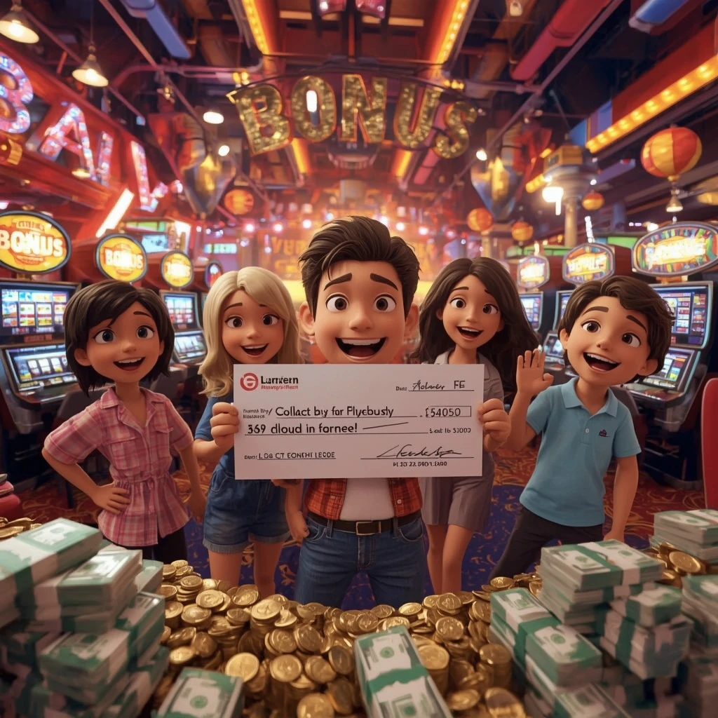 bonus dans les mains de l'homme au casino CASINIA CASINO