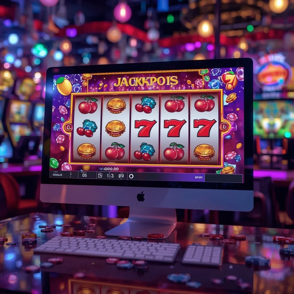slots sur le moniteur CASINIA CASINO