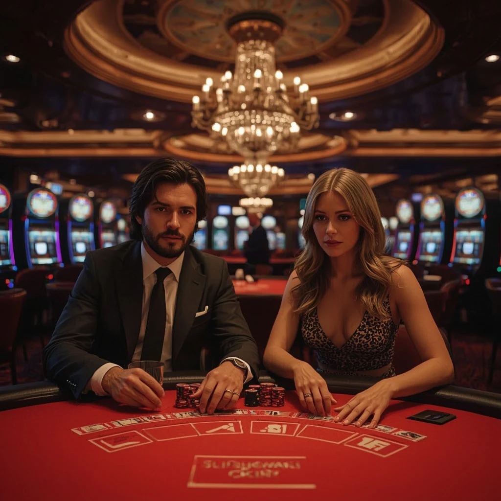 Deux joueurs de poker au CASINIA CASINO